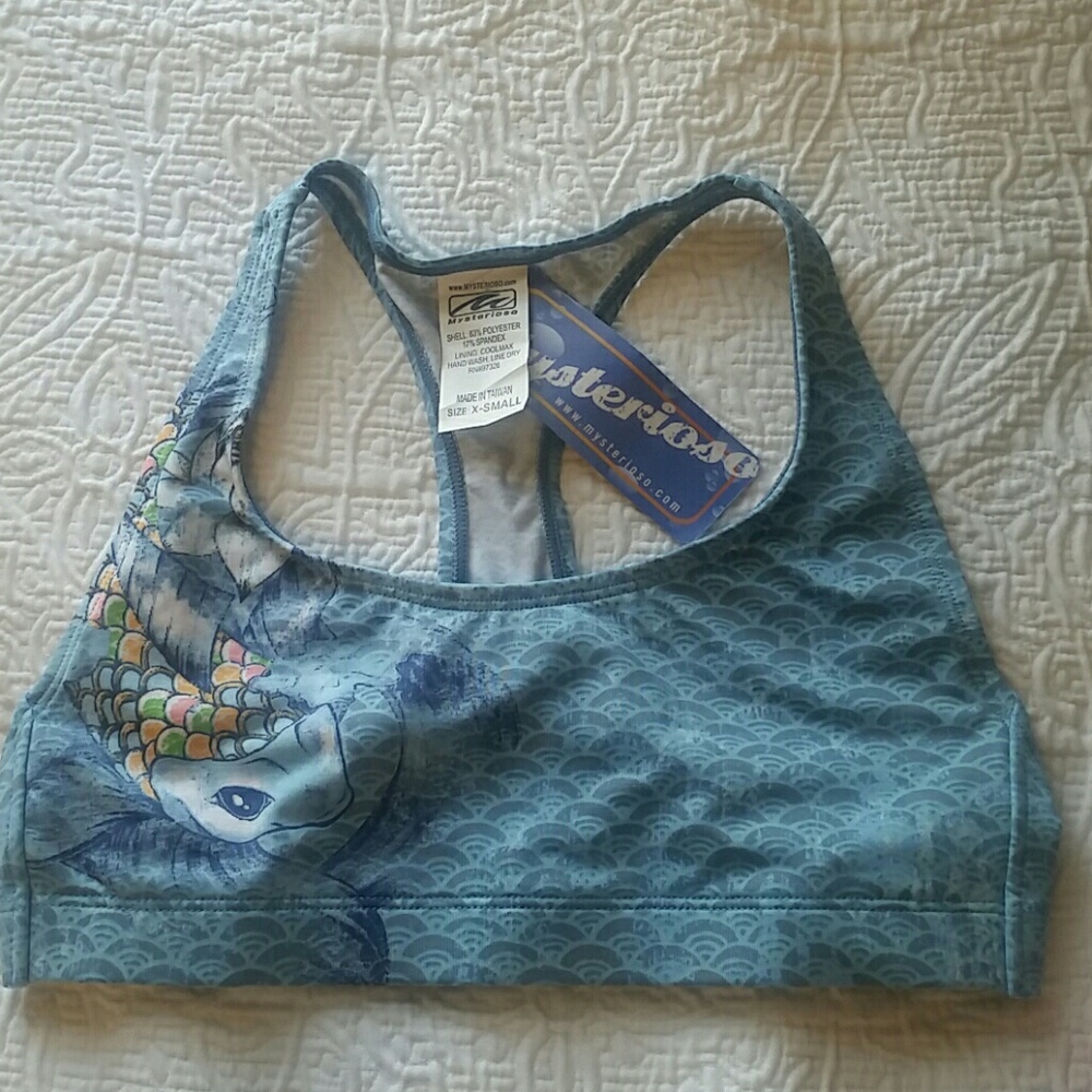 NWT Swim/yoga bra top